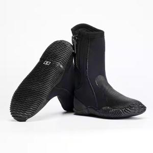 Breathable Safety 5mm Dive Boots Neoprene Dive Boots With Reinforced Soles