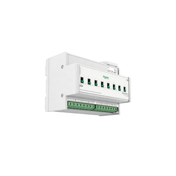 MTN647895 Schneider KNX 8-Way Switching Module with Manual Control and Current Detection