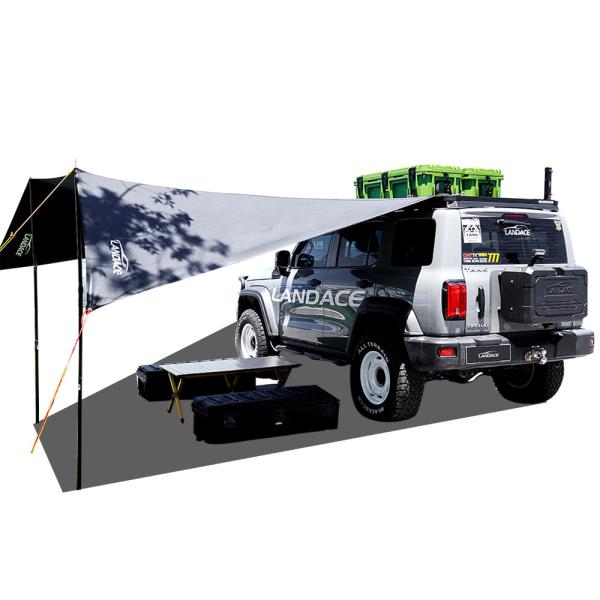 Universal 4WD Car Tent Waterproof Shelter with Extended Awning and Side Wall