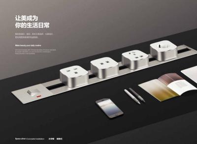 FGGPuniversal kitchen track socket/ power socket rail outlet