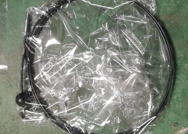 RAPID Gym Equipment Parts , Black Plastic Wire Rope For Gym Equipment