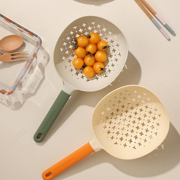 Силиконовый стейк, лопатка, коландер, слотная пастовая ложка, термостойкая, 600 ° F, слотная ложка, ложка для кухонного инструмента