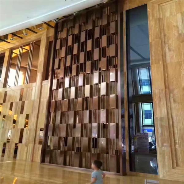 Metal screen wall panel for hotel lobby curtain wall decoration