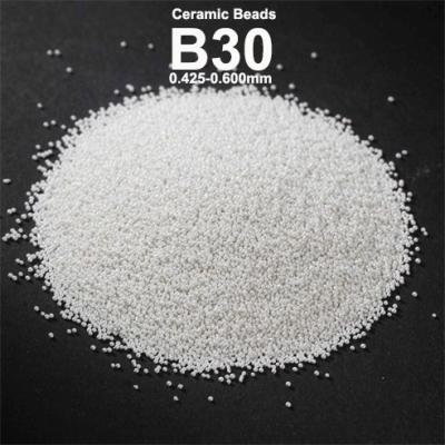 Meios de sopro do grânulo cerâmico de B30 B205 para o revestimento da superfície de metal de grande resistência