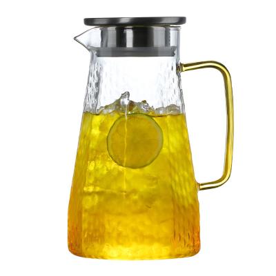 jarro de vidro do refrigerador 1400ml/1700ml, jarro de vidro moderado de pouco peso