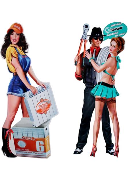Custom Anime Cardboard Advertising Standee With Vibrant CMYK Offset Printing