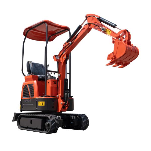XN08 Mini Wheeled Excavator , 0.8 Ton Mini Excavator