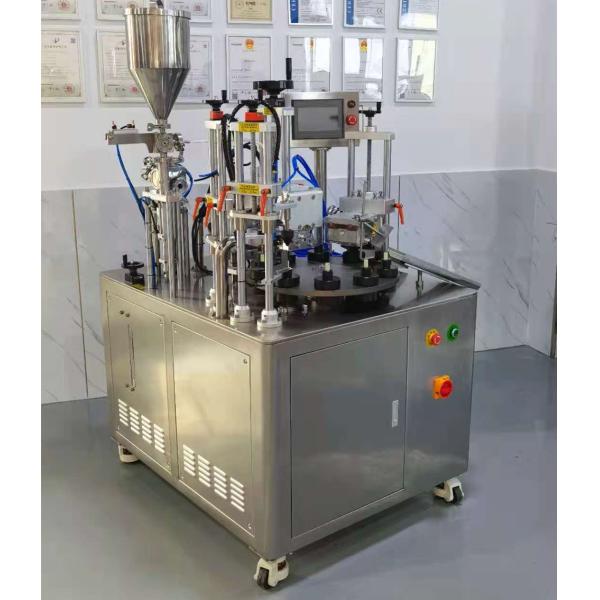 Ultrasonic Soft Tube Filling Sealing Machine Semi Automatic for Cosmetic Cream