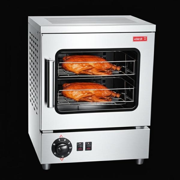 Machine à vents chauds pour rôtir du canard avec porte vitrée 17 kW