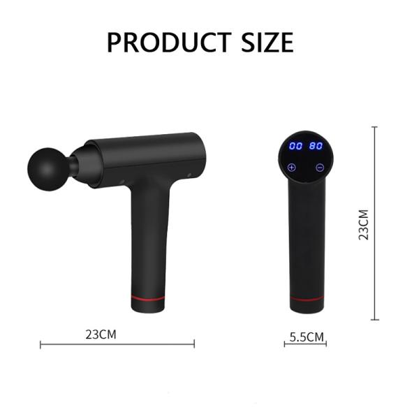 Ручной массажный пистолет ODM с ЖК-дисплеем для глубокого массажа мышечной ткани