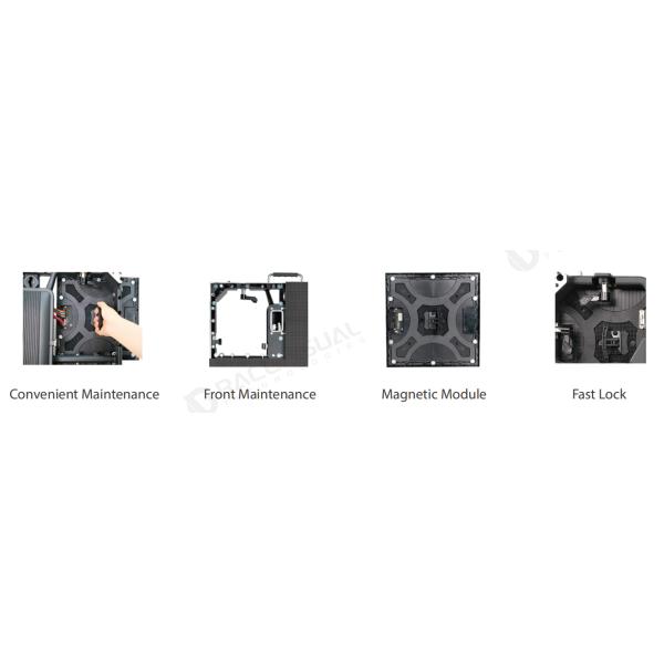 IRA Series P3.9 Die-casting Aluminum 500x500x80mm Led Wall for Stage Rental Events