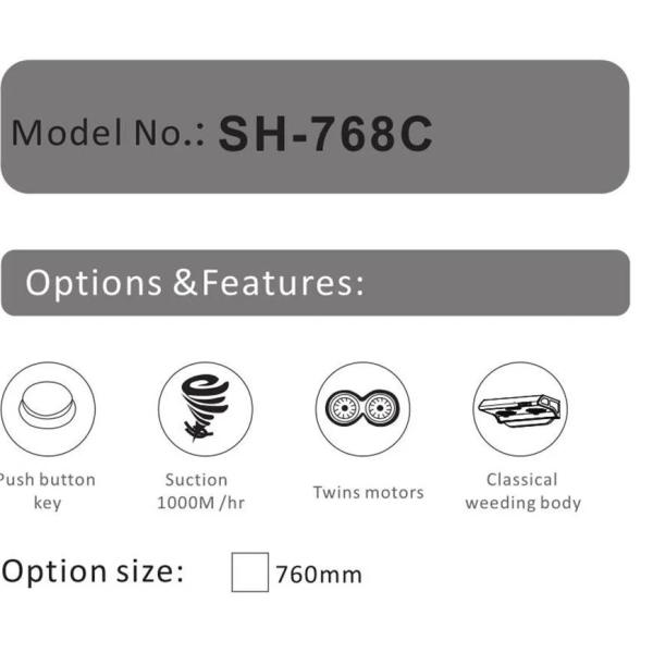 Стена черной нержавеющей стали тонкая установила клобук плитаа 90cm 60cm