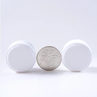 White Solid Washing Machine Cleaning Tablets 20g Strong Decontamination