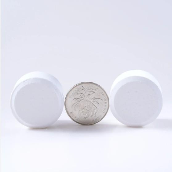 White Solid Washing Machine Cleaning Tablets 20g Strong Decontamination
