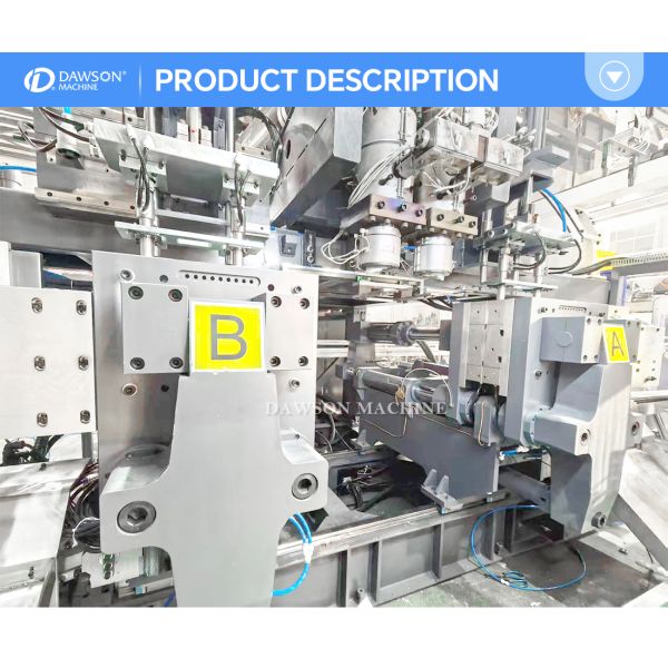 Automatic DSB90II Double Station Blow Molding Machine with Triple Screw for 5L Containers