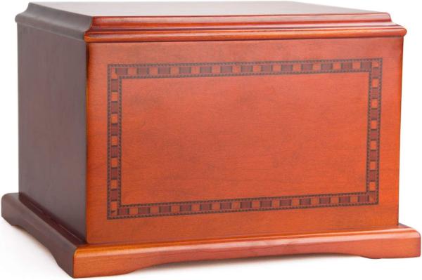 Wood Urn for Human Ashes, Wood Urns Professional Urn For Human Ashes Adults Burial Crematory Funeral Urn