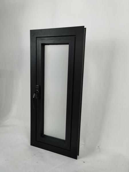 Modern House Window Hurricane Impact Tempered Glass Double Glazed Aluminum Casement Window