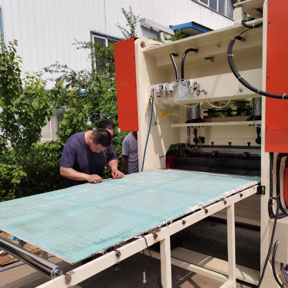 Punch Hole Plate Machine Plaster False Ceiling Punching Machine For Small Business