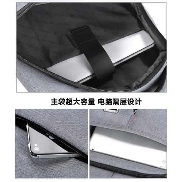 Korean version of the multi-purpose men's business casual laptop shoulder computer bag backpack male bag Fashion Student