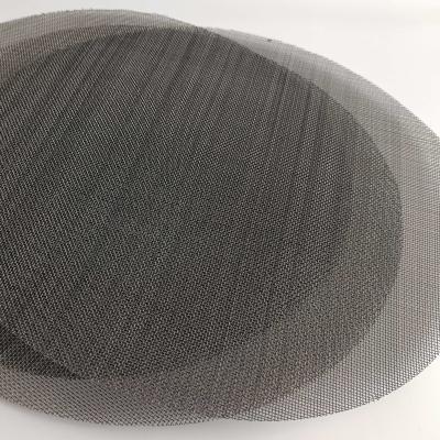 20 40 60 Mesh Mild Steel Black Wire Mesh Extruder Filter Screen