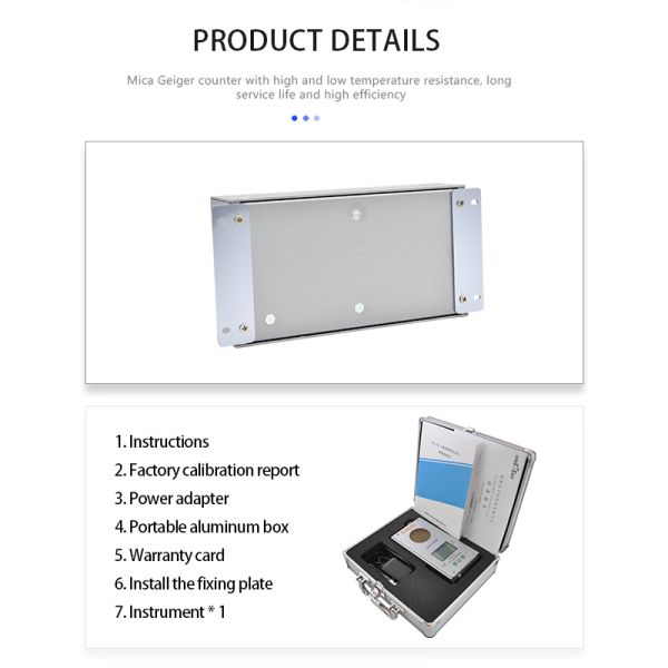 Fixed Nuclear Radiation Monitor X Rays Alpha Beta Gamma Radiation Monitor