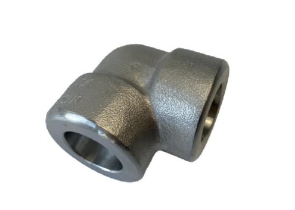 Encaixes de aço inoxidável de Asme B16.11 Astm A403 Astm A815 do cotovelo da solda do soquete do NPT