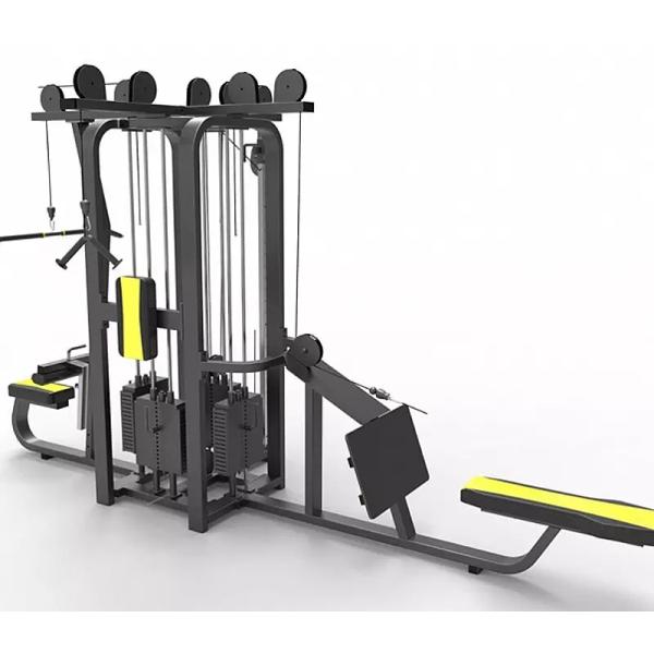 Freeman CommercialMulti-Function Gym Trainer Equipment Steel Chest Bodybuilding Unisex 5 Station