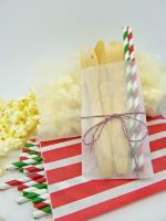 Bolsas de papel claras disponibles seguras del papel cristal de la comida para las panaderías