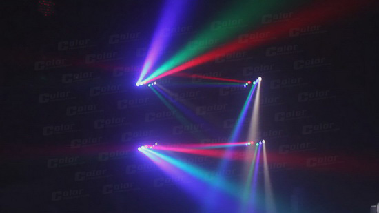 DMX Chanels Cool  White Mini LED Moving Head Mini Beam For Clubs / Mobile DJ