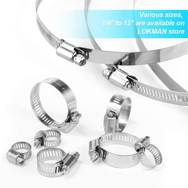 ZINC Finish Heavy Duty Clamp for Firm Hose and Tube Sample Instock Durable Design Stainless Steel General Purpose Worm-Drive Clamps