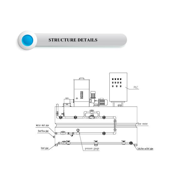 IEPP China Manufacturer High Capacity Wastewater Treatment Powder Chemical Dosing Mixture Automatic Flocculant tank Equipment