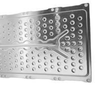 Hoja de refrigeración por líquido de aluminio que suelda de enfriamiento de la batería eléctrica del vehículo