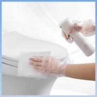 Luvas descartáveis da preparação do alimento do PE transparente para cozinhar o OEM