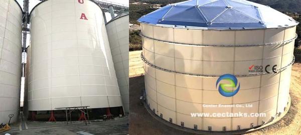 Tanques granulados expandidos altos de (EGSB) da cama da lama da resistência de corrosão para o tratamento industrial de Watstwater