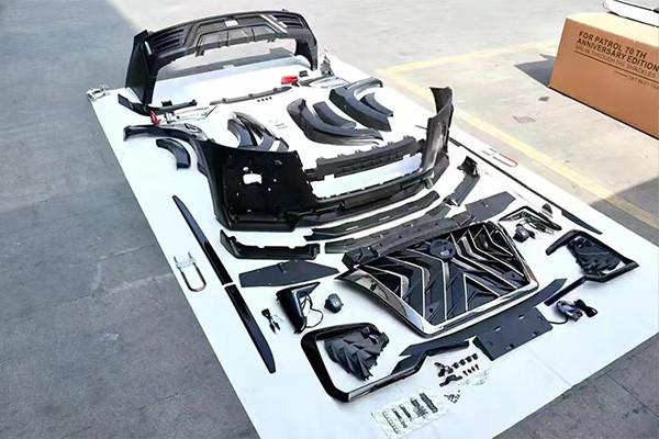ODM Upgrade To BH Style Nissan Front Bumper Facelift Nissan Patrol 2021 Body Kit For Patrol Y62