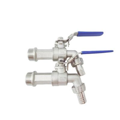 Função do pátio exterior de água média 304 aço inoxidável torneira resistente à corrosão