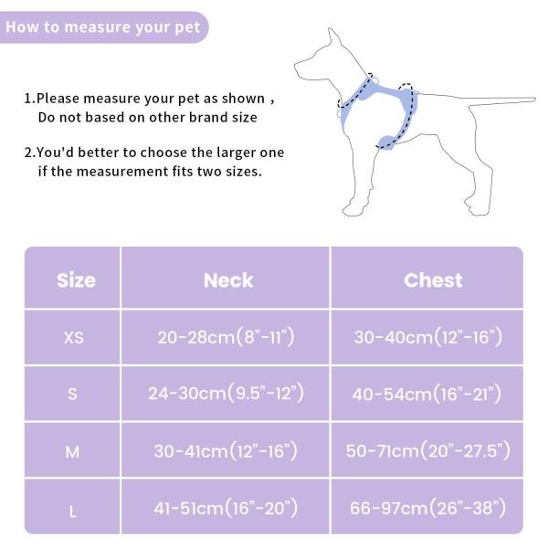 Neoprene Personalized Pet Dog Harness Leash and Collar Set for Adjustable Fit S/M/L