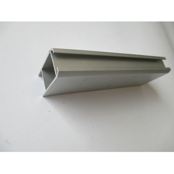 Shining Gray Anodized Aluminium Door Frame Profile For Living Room Sliding Doors