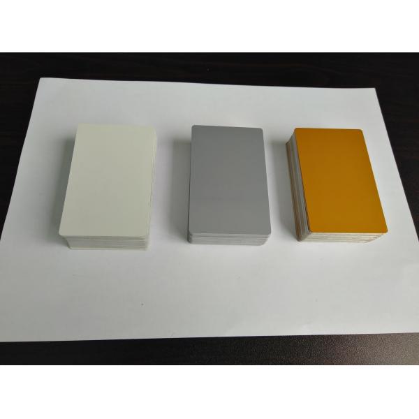 Modern Square Metal Business Cards Aluminum With Customized Logo 86*54 Mm