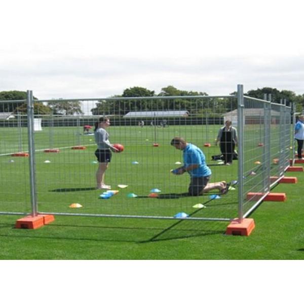 Free Standing Temporary Construction Fence Removable For Playground / Residential