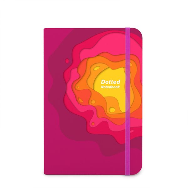 Embossed Spiral Hardcover Notebook One Subject Paper Ideal for Note Taking Journaling and Daily Planning Tasks