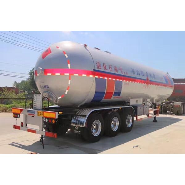 Camiones Semerremolque Transporte de Combustible glp Gas 30T 62000 Litros Propano Tanque Diseño Ligero