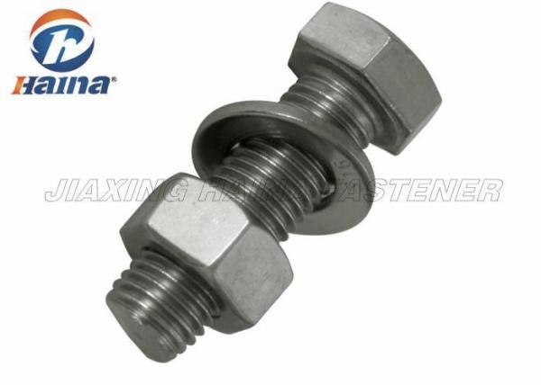 GB Half Thread Hexagon Head ss304 ss316 M4-M36 Thumb Bolts And nut