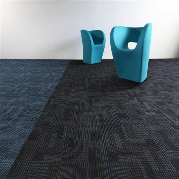 Machine Tufted Hexagon DIY Color Commercial Carpet Tile for Office Floor Improvement