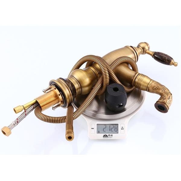 CE Retractable European Antique Pull Out Retro Bathroom Sink Faucets