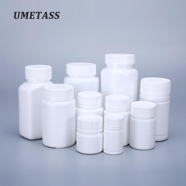 Pill Plastic Screw Cap 20ml-200ml HDPE Empty Medicine Container For Vitamins Powder