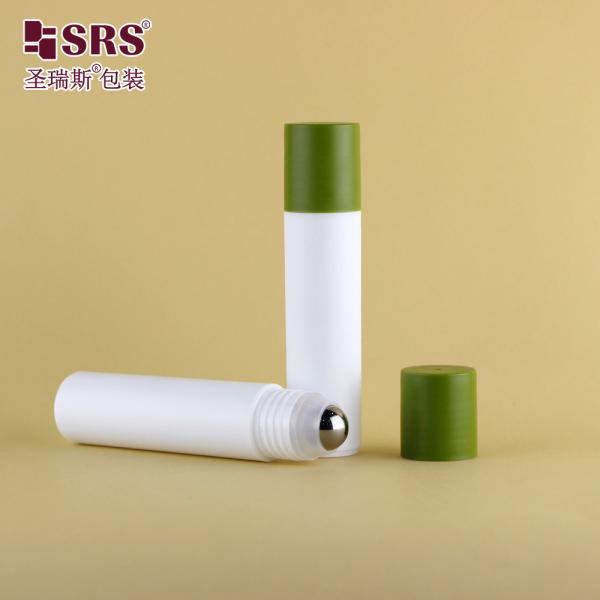 15mm Essential Oil  plastic  Roller Ball Bottle with Gold Cap 304 Stainless Steel Ball for Smooth and Precise Application
