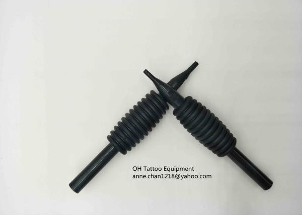 1 3/4 19mm 25mm Black Rubber Tattoo Grips Pre Sterilized Individual Pack