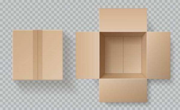 Brown Kraft E Flute Corrugated Box Customized Printing Logo