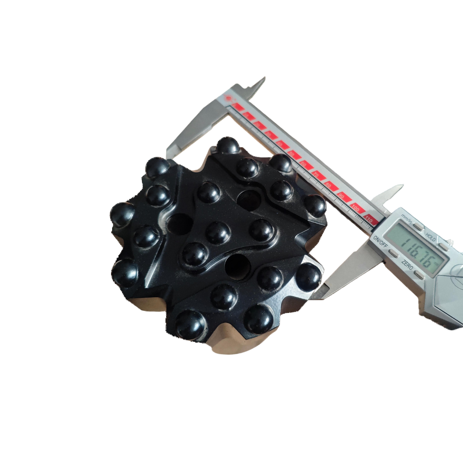 14 Tooth T51 Threaded Button Bit Impact Resistant Anti Jamming